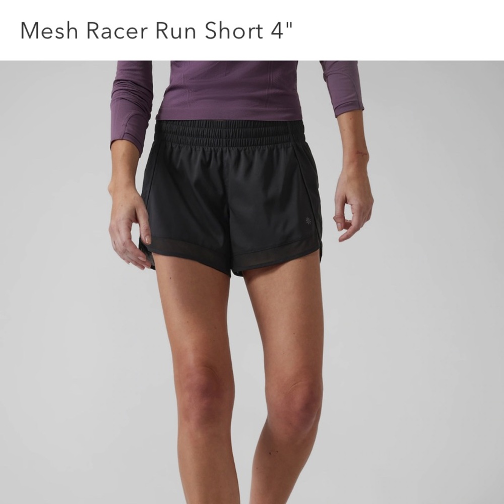 Athleta Mesh Racer Runner Short